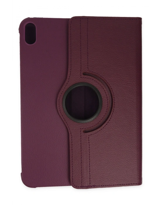 Newface iPad 2022 10.9 (10.nesil) Kılıf 360 Tablet Deri Kılıf - Mürdüm