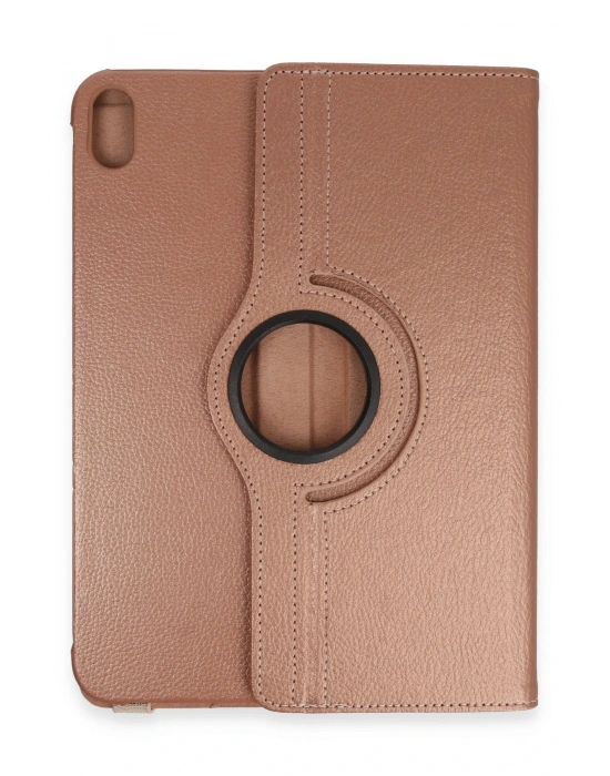 Newface iPad 2022 10.9 (10.nesil) Kılıf 360 Tablet Deri Kılıf - Rose Gold
