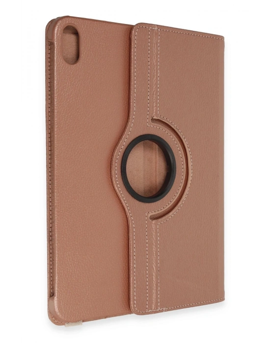 Newface iPad 2022 10.9 (10.nesil) Kılıf 360 Tablet Deri Kılıf - Rose Gold