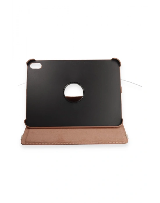 Newface iPad 2022 10.9 (10.nesil) Kılıf 360 Tablet Deri Kılıf - Rose Gold