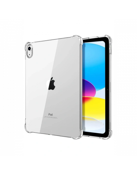 Newface iPad 2022 10.9 (10.nesil) Kılıf Anti Shock Tablet Silikon - Şeffaf