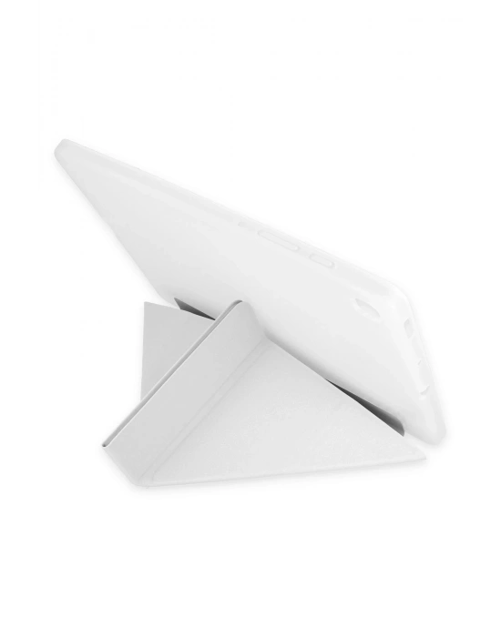 Newface iPad 2022 10.9 (10.nesil) Kılıf Kalemlikli Mars Tablet Kılıfı - Gri