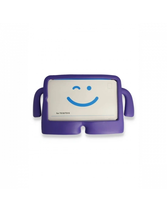 Newface iPad 2022 10.9 (10.nesil) Kılıf Karakter Tablet Silikon - Mor