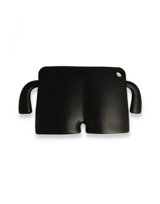 Newface iPad 2022 10.9 (10.nesil) Kılıf Karakter Tablet Silikon - Siyah