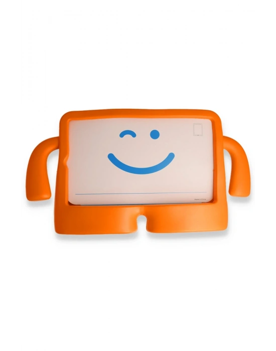 Newface iPad 2022 10.9 (10.nesil) Kılıf Karakter Tablet Silikon - Turuncu