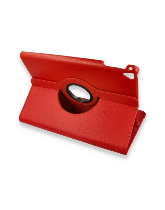 Newface iPad 4 9.7 Kılıf 360 Tablet Deri Kılıf - Kırmızı