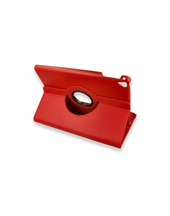 Newface iPad 4 9.7 Kılıf 360 Tablet Deri Kılıf - Kırmızı