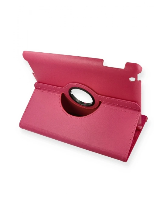 Newface iPad 4 9.7 Kılıf 360 Tablet Deri Kılıf - Pembe
