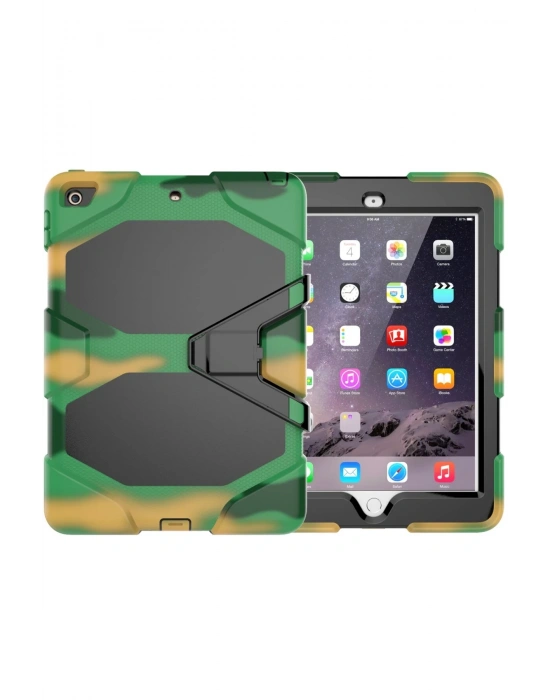 Newface iPad 5 Air 9.7 Kılıf Griffin Tablet Kapak - Kamuflaj