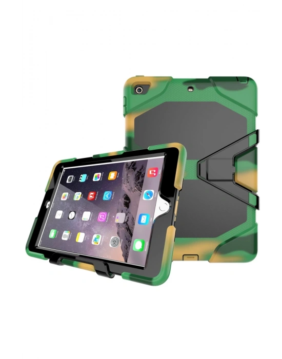 Newface iPad 5 Air 9.7 Kılıf Griffin Tablet Kapak - Kamuflaj