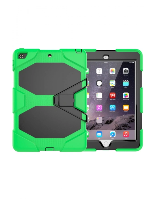 Newface iPad 5 Air 9.7 Kılıf Griffin Tablet Kapak - Yeşil