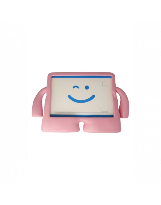 Newface iPad 5 Air 9.7 Kılıf Karakter Tablet Silikon - Açık Pembe