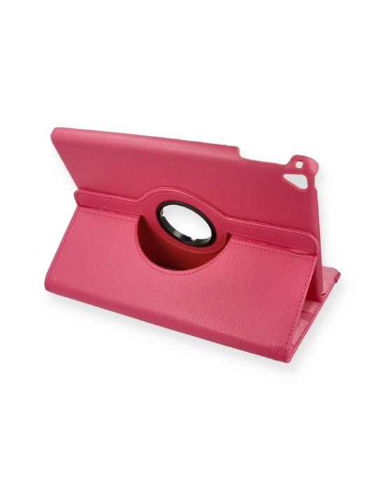 Newface iPad 9.7 (2018) Kılıf 360 Tablet Deri Kılıf - Pembe