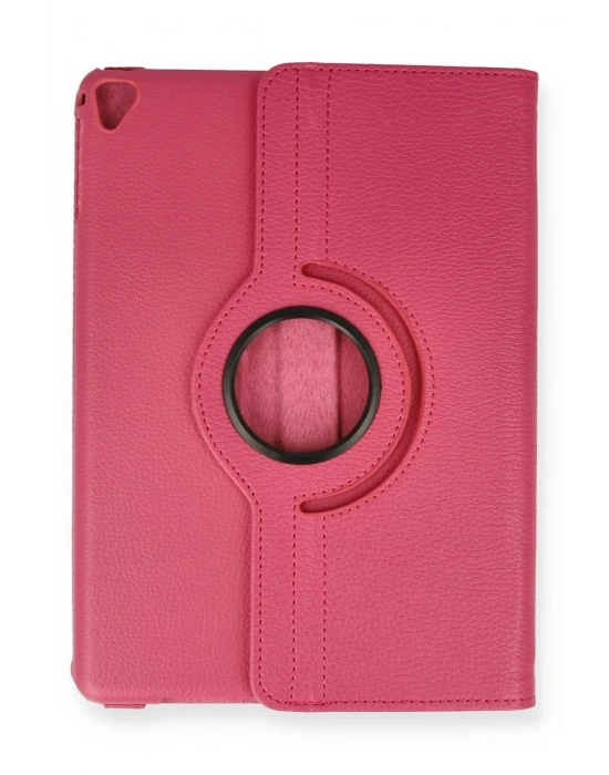 Newface iPad 9.7 (2018) Kılıf 360 Tablet Deri Kılıf - Pembe