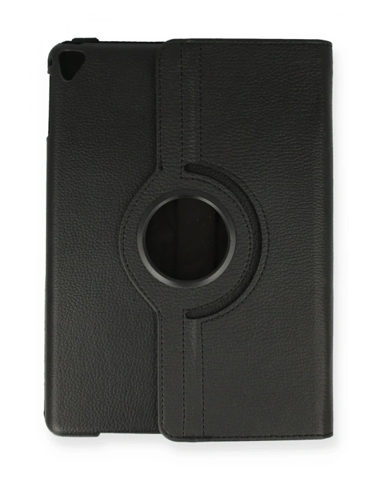 Newface iPad 9.7 (2018) Kılıf 360 Tablet Deri Kılıf - Siyah