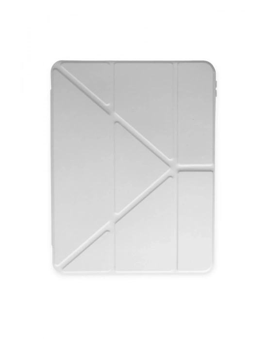 Newface iPad 9.7 (2018) Kılıf Kalemlikli Mars Tablet Kılıfı - Gri