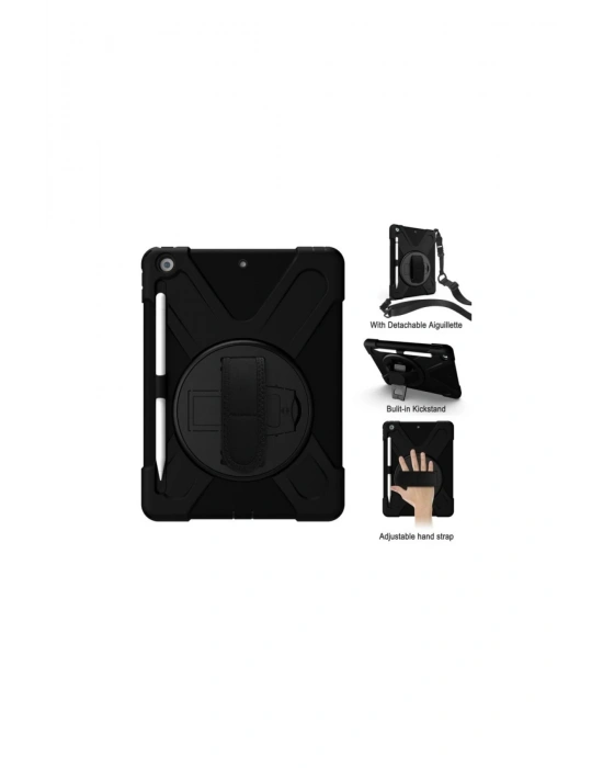 Newface iPad Air 11 (2024) Kılıf Amazing Tablet Kapak - Siyah