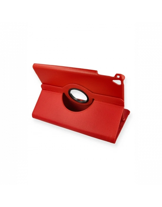 Newface iPad Air 4 10.9 Kılıf 360 Tablet Deri Kılıf - Kırmızı