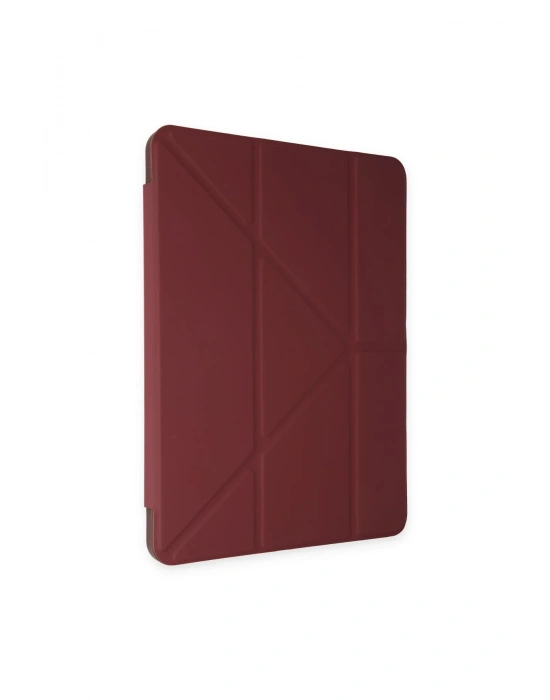 Newface iPad Air 4 10.9 Kılıf Kalemlikli Mars Tablet Kılıfı - Mürdüm