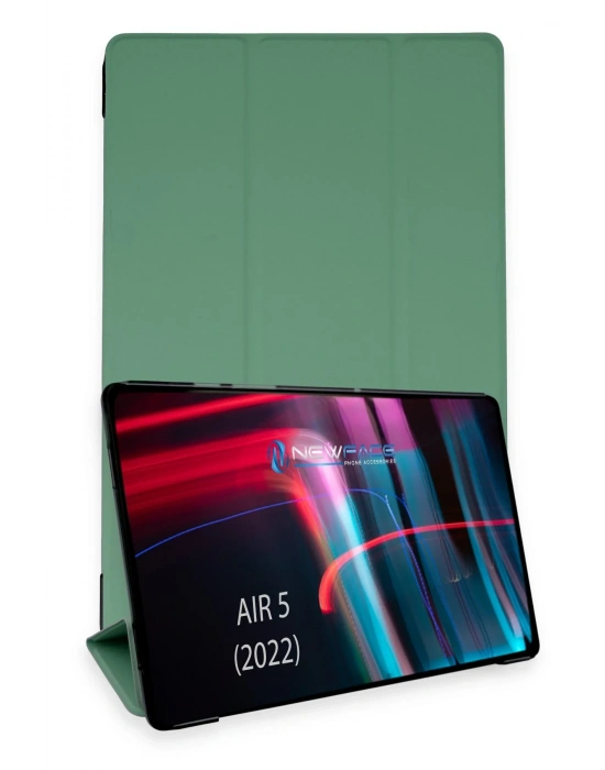 Newface iPad Air 5 (2022) Kılıf Tablet Smart Kılıf - Koyu Yeşil