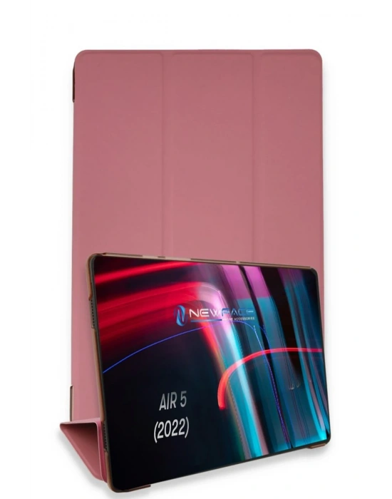 Newface iPad Air 5 (2022) Kılıf Tablet Smart Kılıf - Pembe