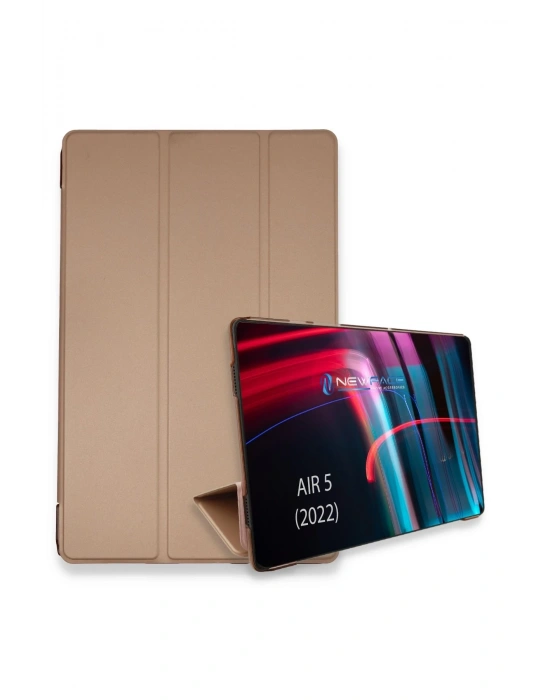 Newface iPad Air 5 (2022) Kılıf Tablet Smart Kılıf - Rose Gold