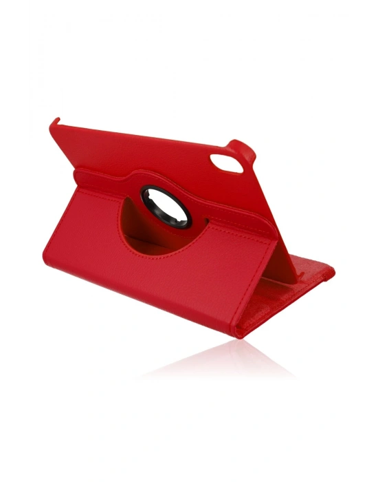Newface iPad Mini 6 Kılıf 360 Tablet Deri Kılıf - Kırmızı