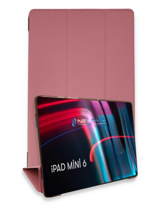 Newface iPad Mini 6 Kılıf Tablet Smart Kılıf - Pembe