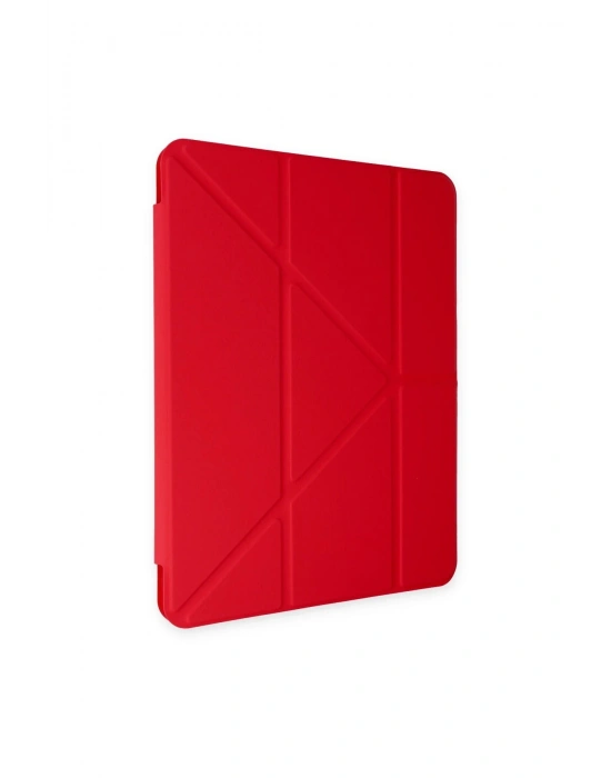 Newface iPad Pro 11 (2018) Kılıf Kalemlikli Mars Tablet Kılıfı - Kırmızı