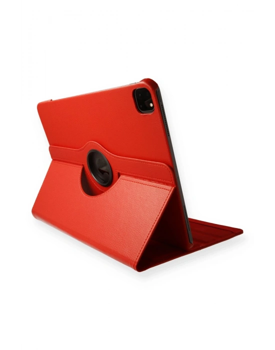 Newface iPad Pro 11 (2020) Kılıf 360 Tablet Deri Kılıf - Kırmızı