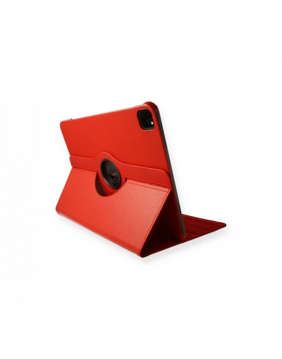 Newface iPad Pro 11 (2020) Kılıf 360 Tablet Deri Kılıf - Kırmızı
