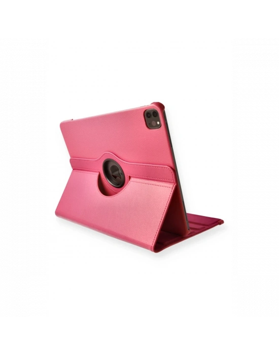 Newface iPad Pro 11 (2020) Kılıf 360 Tablet Deri Kılıf - Pembe