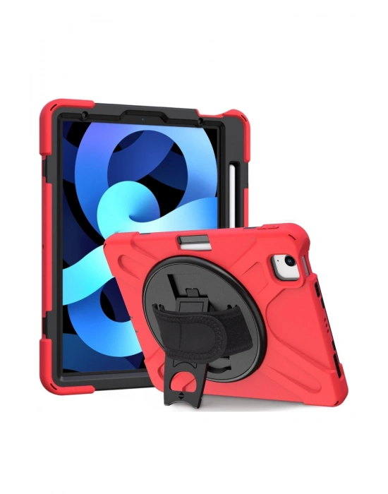 Newface iPad Pro 11 (2020) Kılıf Amazing Tablet Kapak - Kırmızı