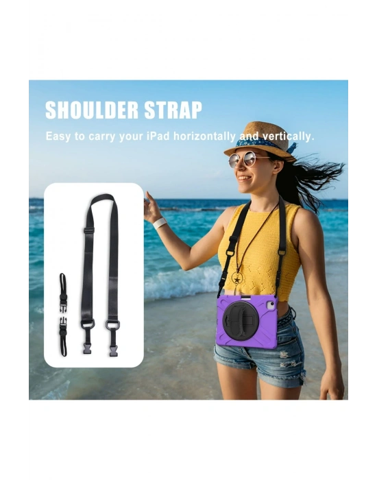 Newface iPad Pro 11 (2020) Kılıf Amazing Tablet Kapak - Mor