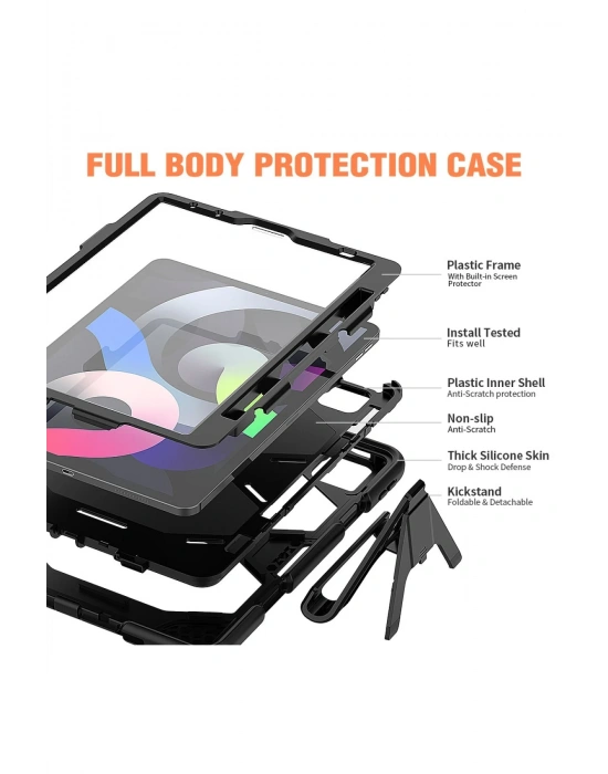 Newface iPad Pro 11 (2020) Kılıf Griffin Tablet Kapak - Siyah