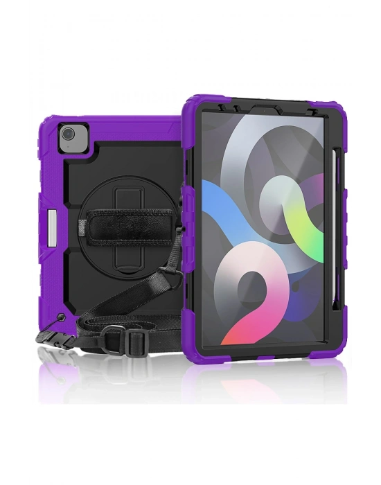 Newface iPad Pro 11 (2020) Kılıf Pars Tablet Kapak - Mor