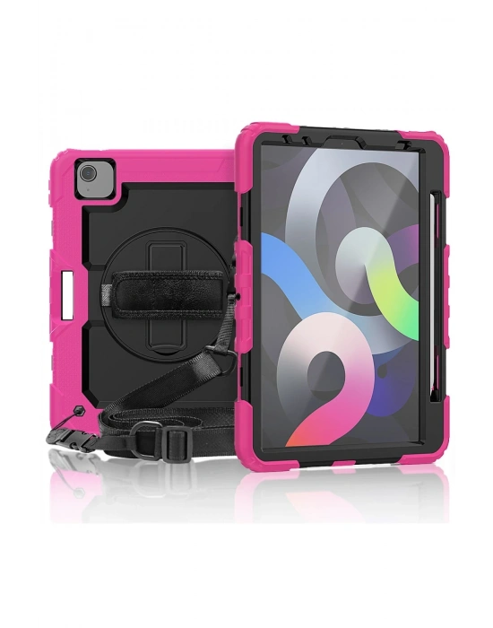 Newface iPad Pro 11 (2020) Kılıf Pars Tablet Kapak - Pembe