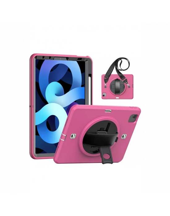 Newface iPad Pro 11 (2020) Kılıf Strap-C Otterbox Tablet Kapak - Pembe