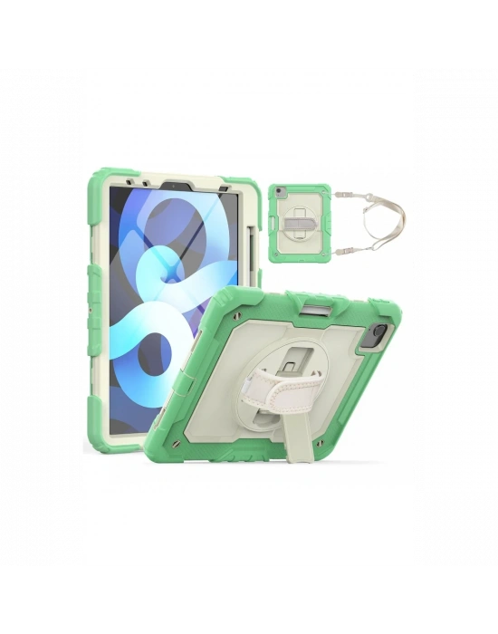 Newface iPad Pro 11 (2020) Kılıf Strap New Tablet Kapak - Yeşil