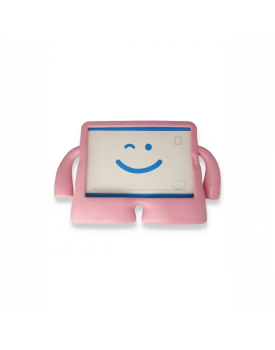 Newface iPad Pro 11 (2021) Kılıf Karakter Tablet Silikon - Açık Pembe