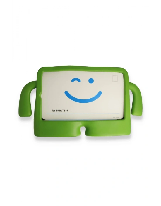 Newface iPad Pro 11 (2021) Kılıf Karakter Tablet Silikon - Yeşil