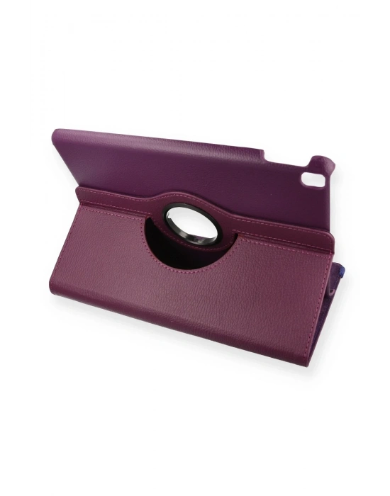 Newface iPad Pro 11 (2024) Kılıf 360 Tablet Deri Kılıf - Mürdüm