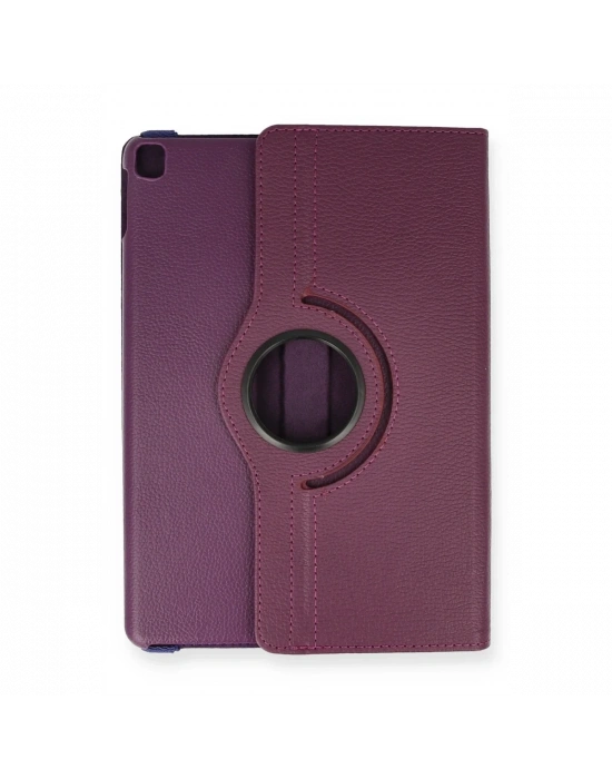 Newface iPad Pro 11 (2024) Kılıf 360 Tablet Deri Kılıf - Mürdüm