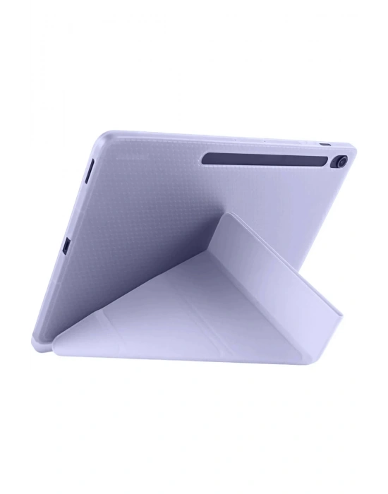 Newface iPad Pro 11 (2024) Kılıf Kalemlikli Hugo Tablet Kılıfı - Lila