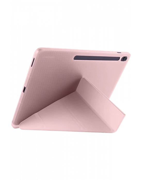 Newface iPad Pro 11 (2024) Kılıf Kalemlikli Hugo Tablet Kılıfı - Rose Gold