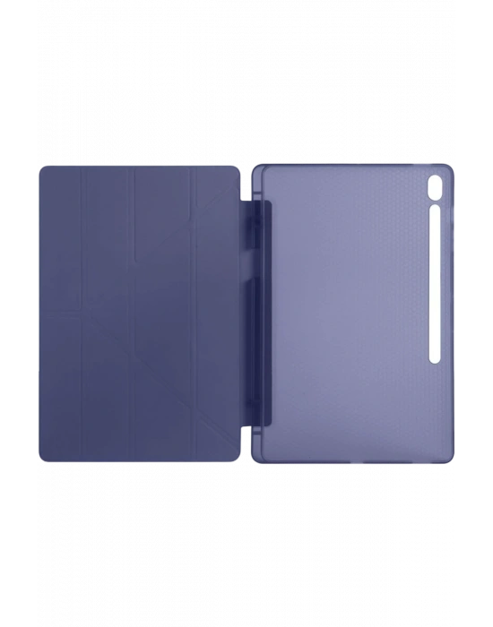 Newface iPad Pro 13 (2024) Kılıf Kalemlikli Hugo Tablet Kılıfı - Lacivert