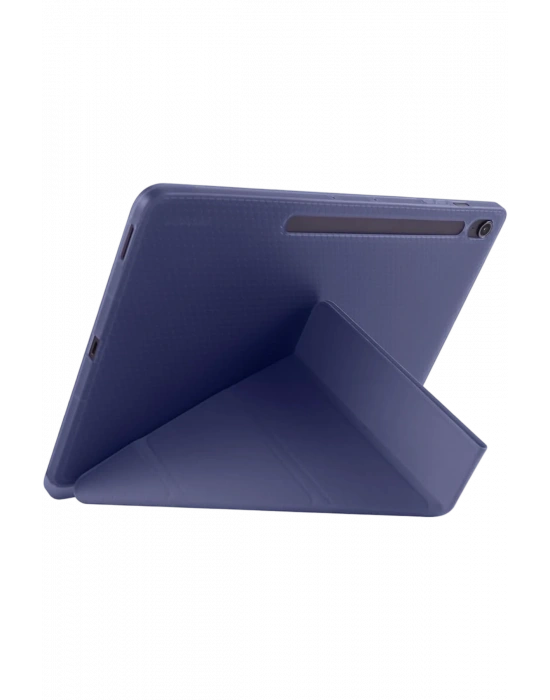 Newface iPad Pro 13 (2024) Kılıf Kalemlikli Hugo Tablet Kılıfı - Lacivert