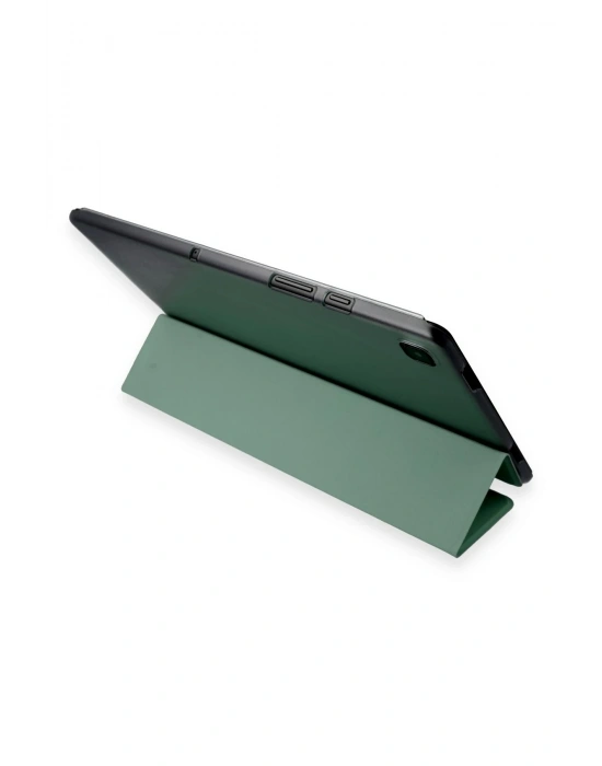 Newface iPad Pro 13 (2024) Kılıf Tablet Smart Kılıf - Koyu Yeşil