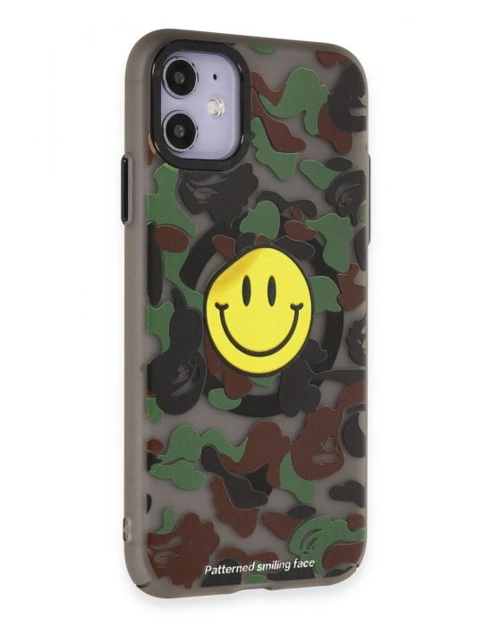 Newface iPhone 11 Kılıf Apollo Magneticsafe Desenli Kapak - Apollo Siyah - 4