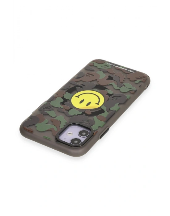 Newface iPhone 11 Kılıf Apollo Magneticsafe Desenli Kapak - Apollo Siyah - 4